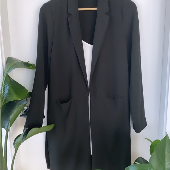 ✨ charcoal duster jacket/blazer ✨ - Picture 4 of 9